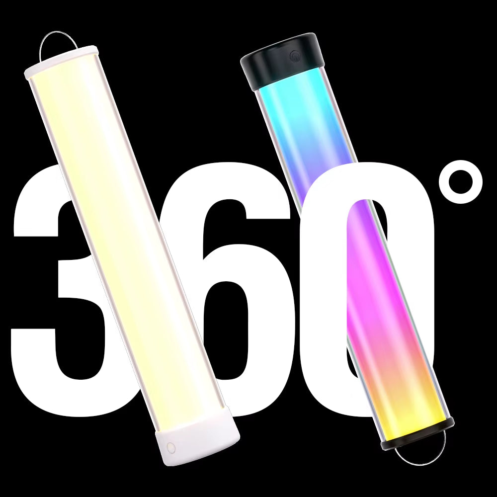 Smart Rechargeable Table Lamp RGBIC LED Table Lamp with APP & Remote Control Flowing Candle Flame Mode for Bedroom Camping Home