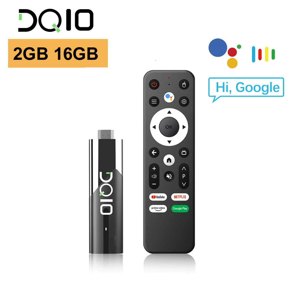DQ10 ATV Mini TV Stick Android13 Support 8K Video 4K Wifi6 Allwinner H618 Quad Core Cortex A53 Voice Remote Smart TV Box